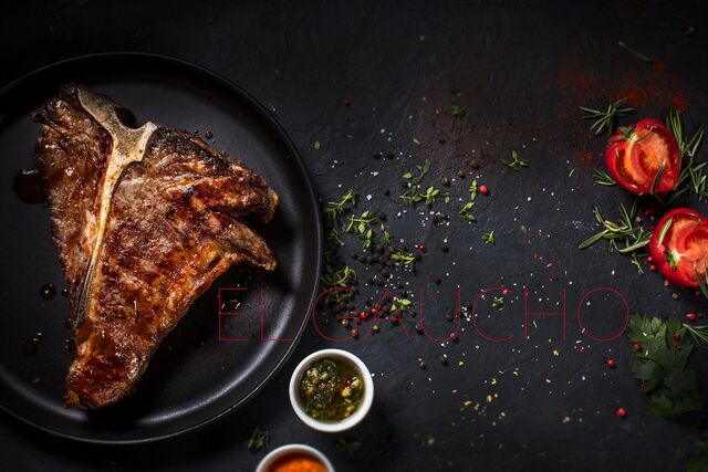 Фуд-стайлинг, компоновка, фотосъемка блюд для меню El Gaucho.Фотосъемка мяса. Фуд-стилист, фуд-фотограф Слава Поздняков. 