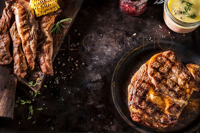Фуд-стайлинг, компоновка, фотосъемка блюд для меню El Gaucho. Фотосъемка мяса. Фуд-стилист, фуд-фотограф Слава Поздняков. 