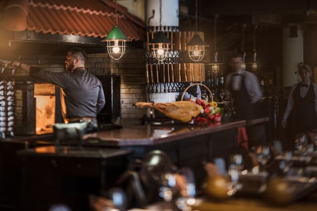 Фотосъемка интерьера ресторана El Gaucho. Фотограф Слава Поздняков. 