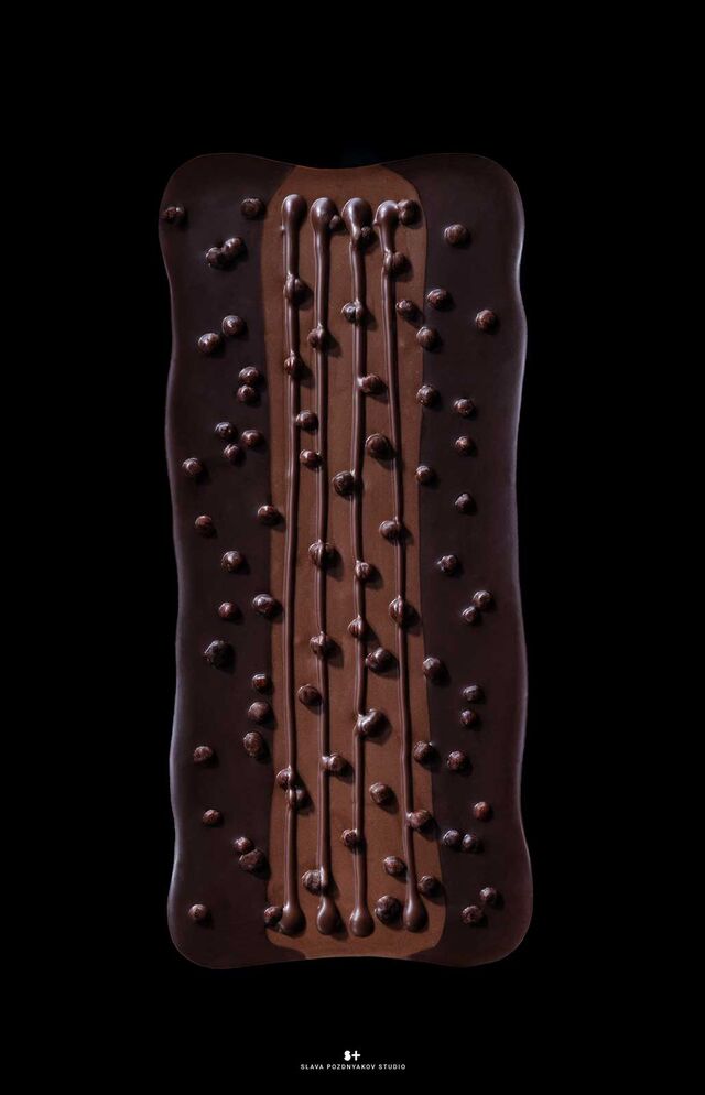 Фотосъемка шоколада Золотая Марка для упаковки. Nestle. Фуд-стилист, фотограф Слава Поздняков. 