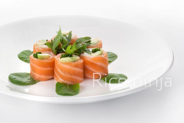 Фотосъемка роллов для меню ресторана Рисовый Ниндзя